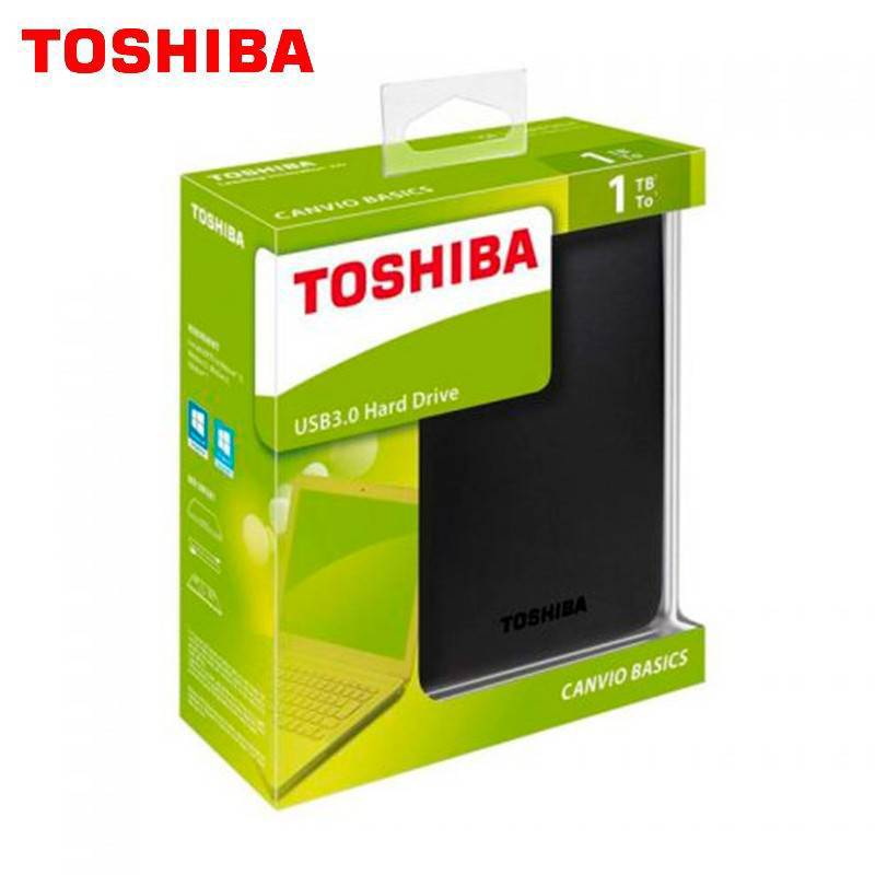 TOSHIBA DISCO DURO EXTERNO 1TB CANVIO BASICS BLACK