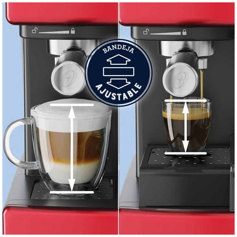 Oster PrimaLatte BVSTEM6603R Red Automatic Espresso Maker