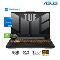 Laptop Asus TUF Gaming F15 FX507ZC4-HN005W Core i5-12500h 156” FHD 8Gb Ram 512Gb SSD RTX3050