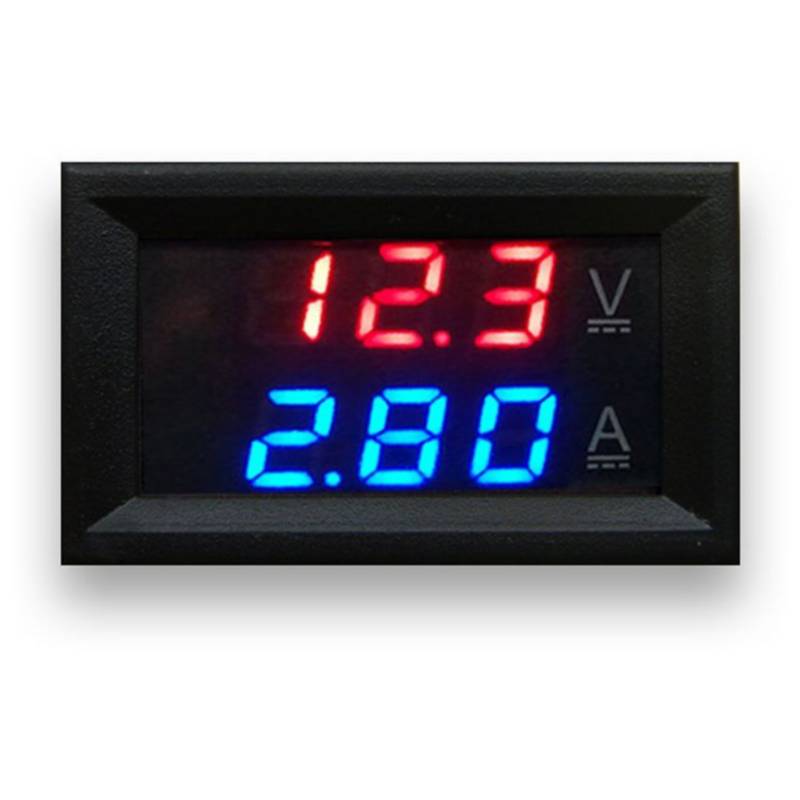 Voltimetro Amperimetro Digital Panel Led Ac 80-300v 200a
