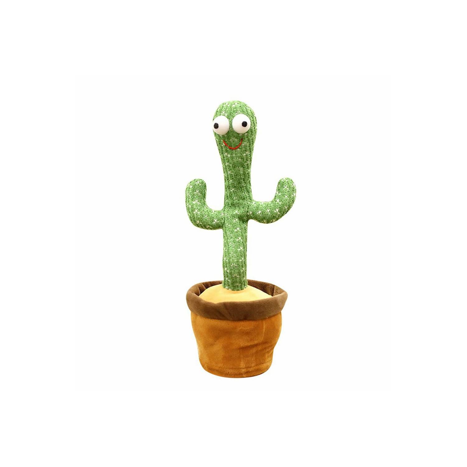  Juguete de cactus bailarín, repite lo que dices, carga USB,  canta y graba cactus de peluche con brillo colorido para decoración del  hogar y juegos de niños (120 canciones)