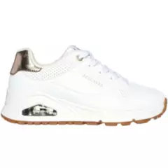 SKECHERS - Zapatilla Skechers Uno Gen1-Shimmer Away 155196WHT Blanco para Mujer