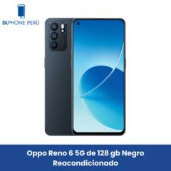 OPPO - Oppo Reno6 5G 128GB Negro Reacondicionado