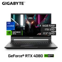 GIGABYTE - Laptop Gigabyte AORUS 17X AXF 2023 Intel Core i9 13900HX RAM 16GB Disco 1TB SSD Video 12GB 173? QHD