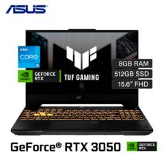 Laptop Asus TUF FX507ZC4-HN005W Intel Core i5 12500H Ram8GB Disco 512GB SSD Video 4GB RTX 3050 15.6