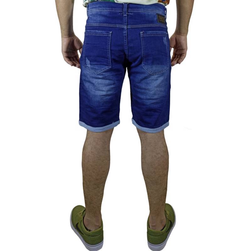 Bermuda Jean Moda DSR Para Hombre - Azul GENERICO