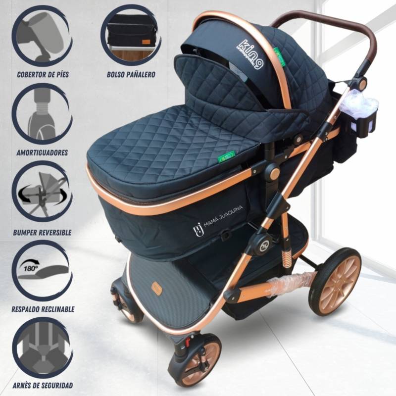 Coche Cuna Moises De Bebe Modelo Tipo Europeo Cobertor Nuevo