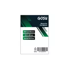 GENERICO - FUNDAS PREMIUM 63.5 X 88 MM (100 PCS - 100 MICRAS) - GOSU
