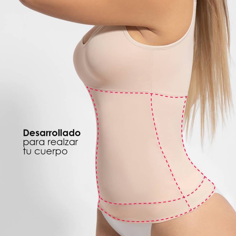 Faja mujer reductor moldeadora cintura abdomen flacidez y rollitos