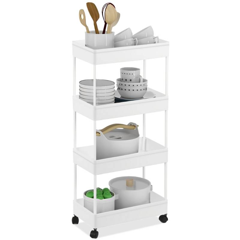 Estante Organizador de Cocina de 4 Niveles Ahorrador de Espacio