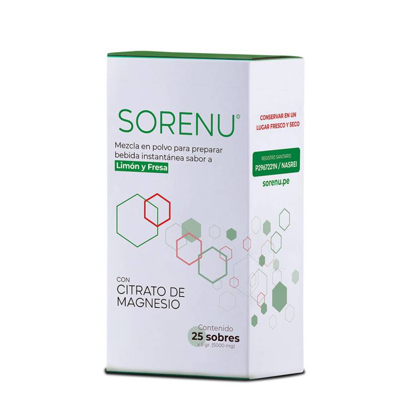 Citrato de magnesio Sorenu x 250 gr Polvo