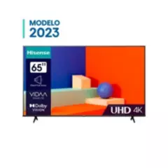 HISENSE - Smart TV 65 4K UHD 65A6K Vidaa Hisense