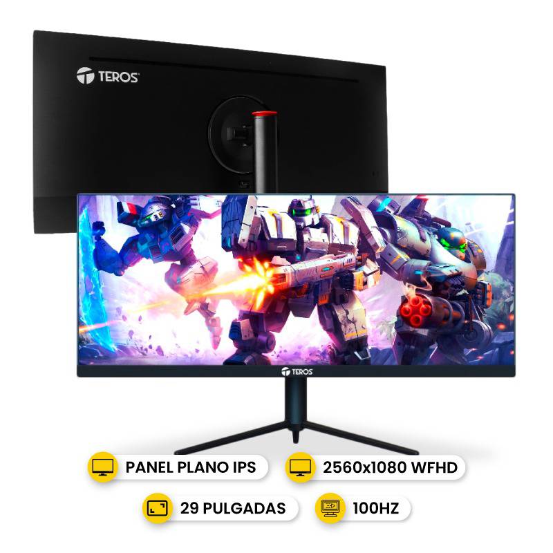 Monitor Teros TE-2910G 29 Pulgadas IPS 2560x1080 WFHD HDMI DP USB F-G-sync  I Oechsle - Oechsle