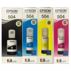 EPSON - Kit de tinta epson 4 colores t504 para l4150, l4160, l6171 originales