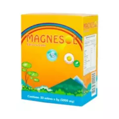 MAGNESOL - Magnesol Efervescente - Magnesol x 33 unidades, Naranja