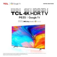 TELEVISOR TCL UHD 4K 43 SMART TV 43P635 GOOGLE TV