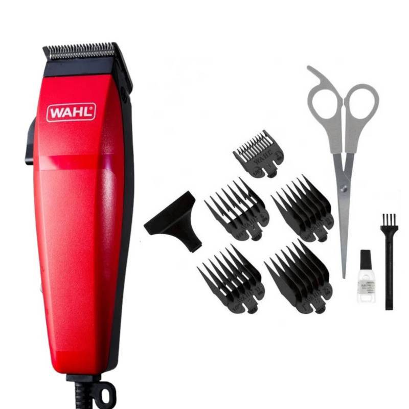 Wahl Easy Cut Roja Máquina Cortar Pelo 10 Piezas Con Cable - Beautyfull