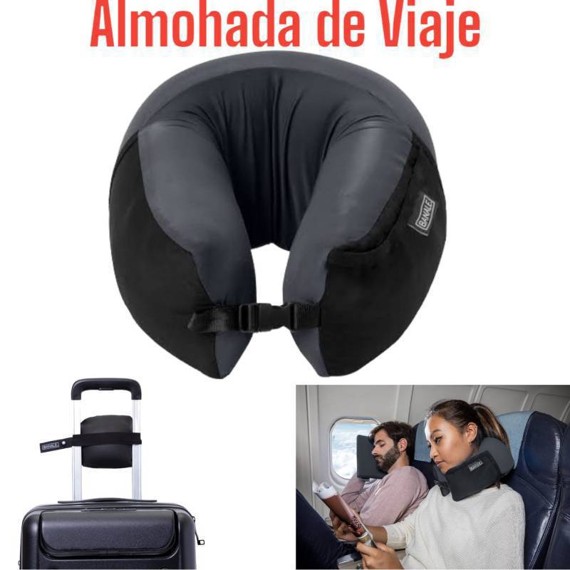 Almohada para cuello cojin cervical para viaje Color Fucsia GENERICO