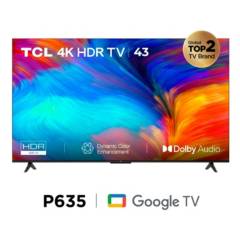 Televisor TCL LED 43 UHD 4K Smart Tv 43P635