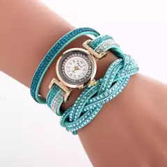 GENERICO - reloj pulsera con cristales trenzada
