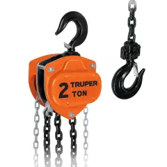 TRUPER - Tecle con cadena de 2 toneladas Truper