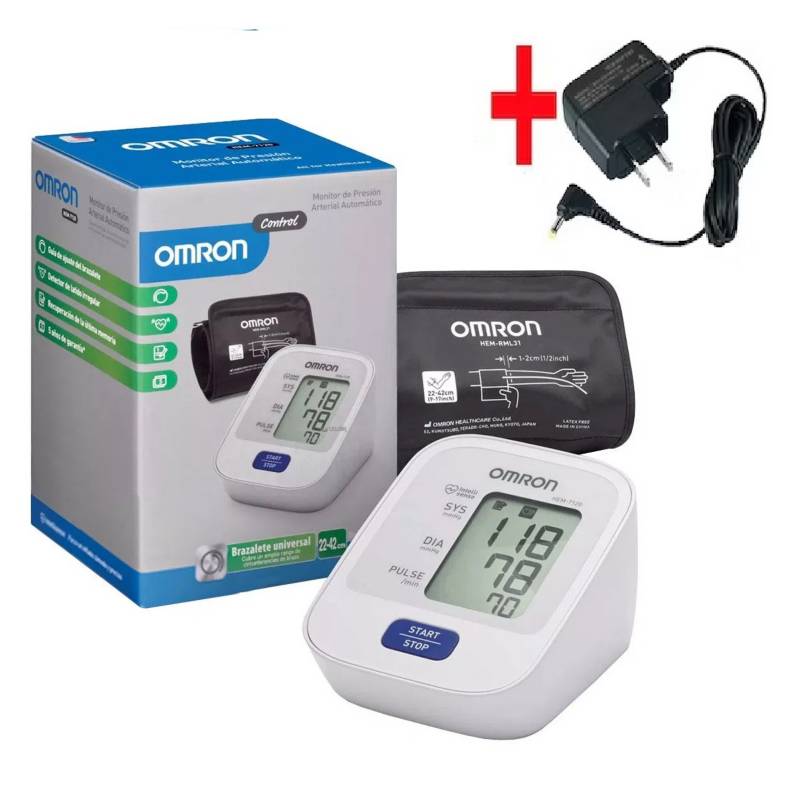 Tensiometro OMRON HEM-7130 + Adaptador Corriente