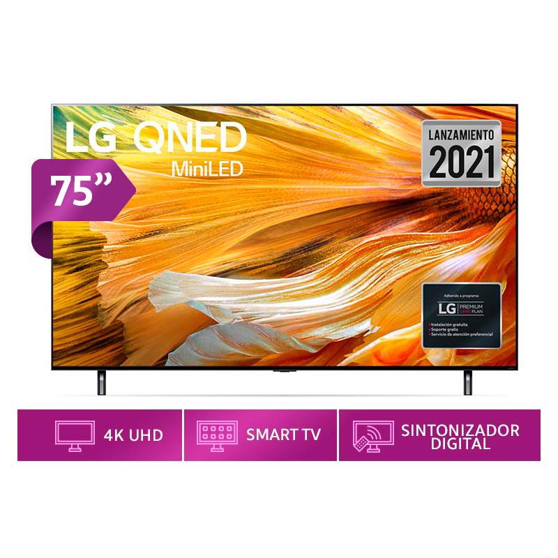 Televisor Qned 75 4k Mini Led Procesador Alpha 7 Gen 4 Inteligencia Artificial Lg 5304