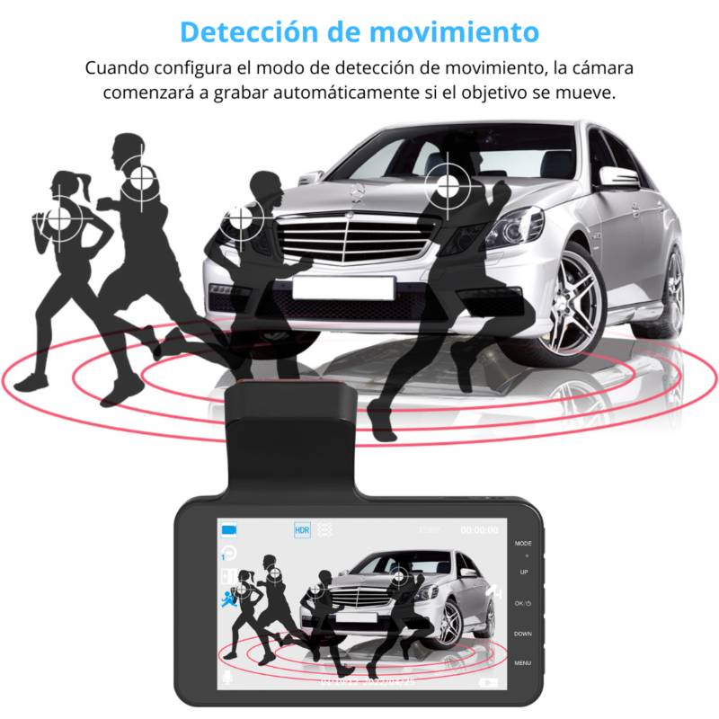 Cámara para Auto Delantera Trasera BlackBOX para Carro CD-D5 IMPORTADO