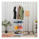 Ropero Armario Closet Perchero Organizador Ropa Simple 2 Niveles YG41 Negro  GRETAIL