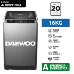 DAEWOO - Lavadora 16KG Daewoo AI Drive Lavado Inteligente