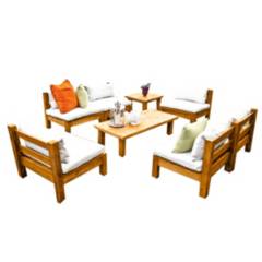 MOVENDA - Set de terraza Calao 6 personas con mesa Movenda