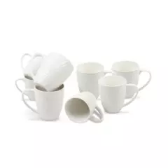 BEHOME - Set De 8 Mugs Porcelana