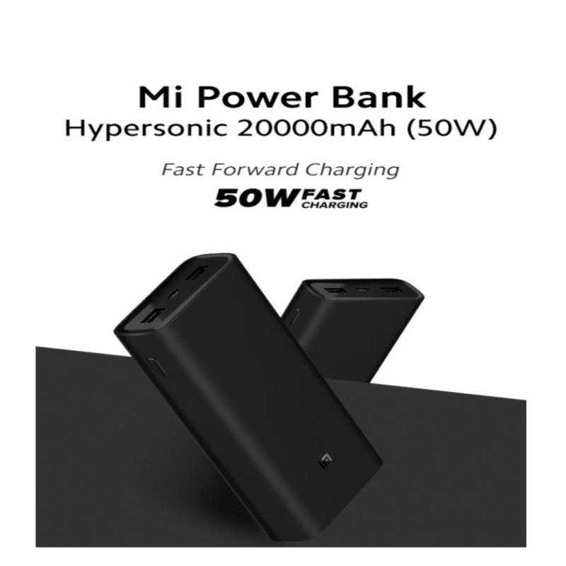 Power Bank Xiaomi Mi 50W 20000mAh Tipo C Batería Portatil XIAOMI