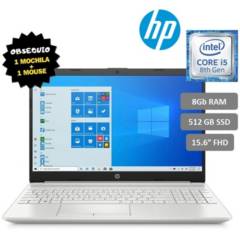 Laptop HP EliteBook 850 G6, Core i58265U, 8GB DDR4, 512GB SSD, Pantalla 15.6" FHD, Windows 10.