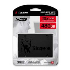 Disco Sólido Interno Kingston SA400 SSD 480gb Negro