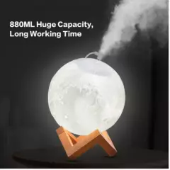 OEM - Humidificador de aire con lámpara de Luna 3D
