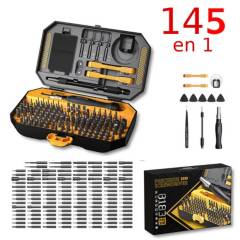JAKEMY - 145 in1 Desarmadores t6h t8h Cell Torx phillips Mac book iPhone + Case