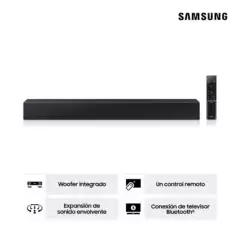 SAMSUNG - Soundbar Samsung 2.0 CH HW-C400/PE 40 W Negro