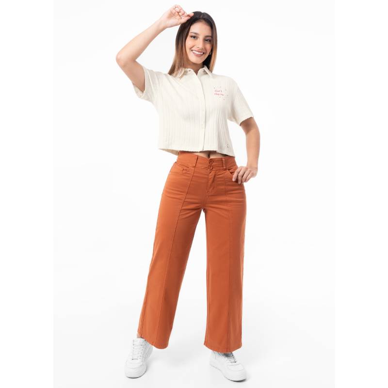 Pantalon Moda Drill Stretch Mujer Lari Dril