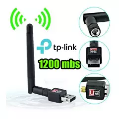 TP LINK - Antena Wifi USB de 1200 MB Adaptador internet p/ laptop pc