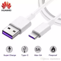 HUAWEI - Cable Huawei USB a Tipo C 5A - Blanco