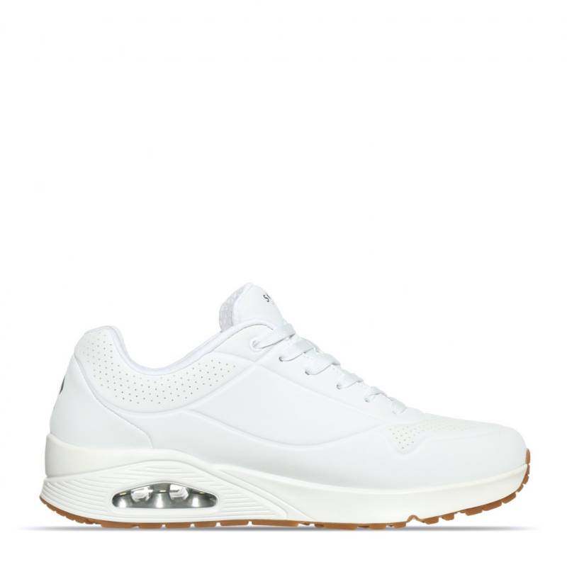 Zapatilla Skechers Uno antideslizante hombre blanca