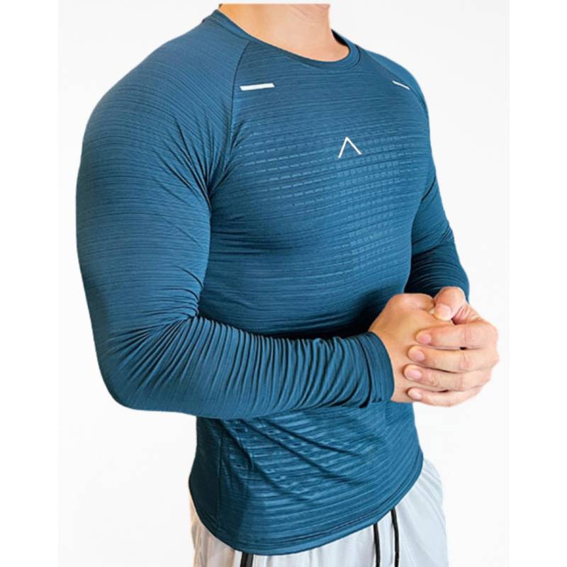 Polo Deportivo Hombre Compresion - Ropa deportiva hombre - Ropa gym ALPHA  FIT