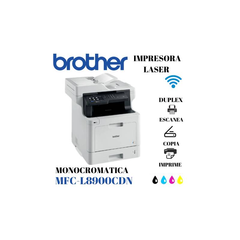 Impresora Multifunción Láser Color Brother MFC-L8900CDW