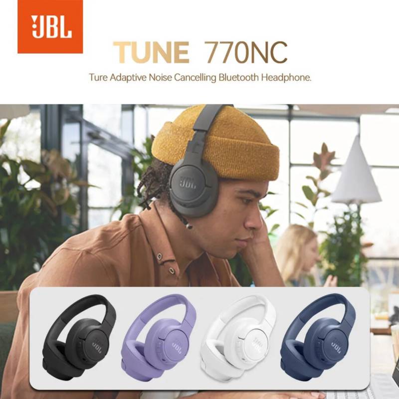 Auriculares Inalámbricos JBL Tune 770NC  C/ Cancelación de Ruido - Black —  Cover company