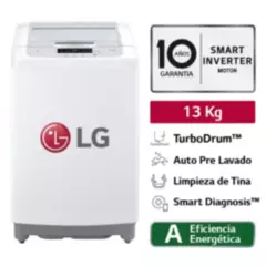 LG - Lavadora Automatica LG WT13WPBK 13K Blanca