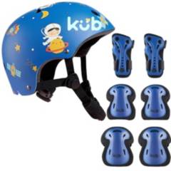 KUB - Casco Con Protectores Codos Rodillas Manos para niños KUB