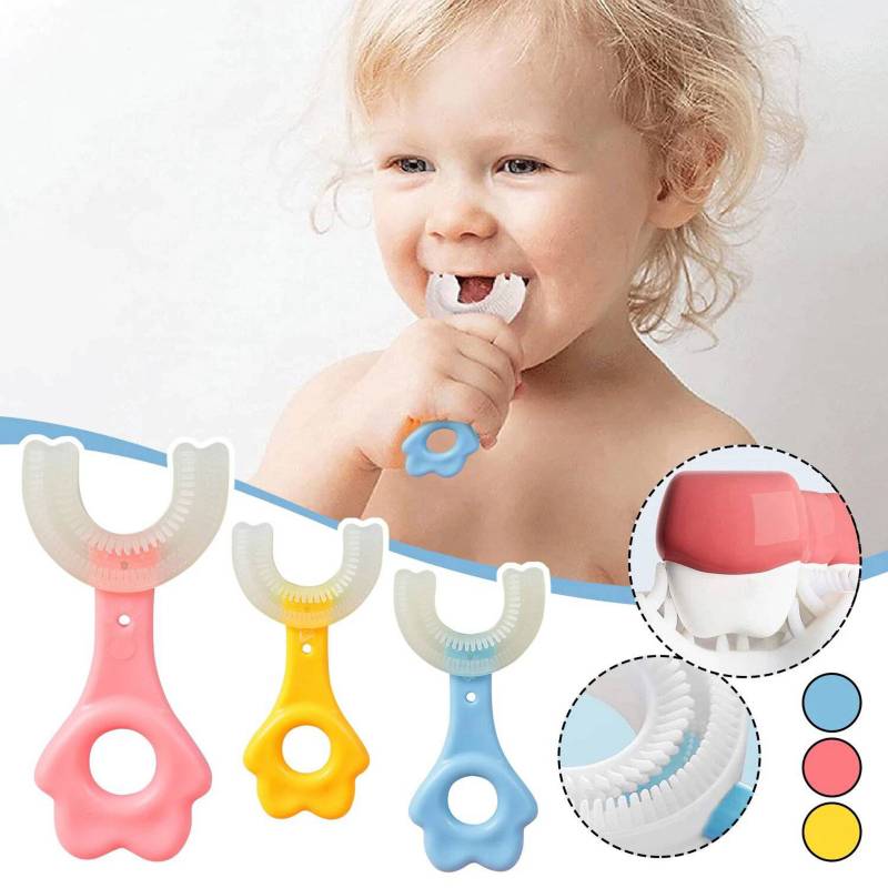 Set de cepillo de dientes para bebé (3 unidades)