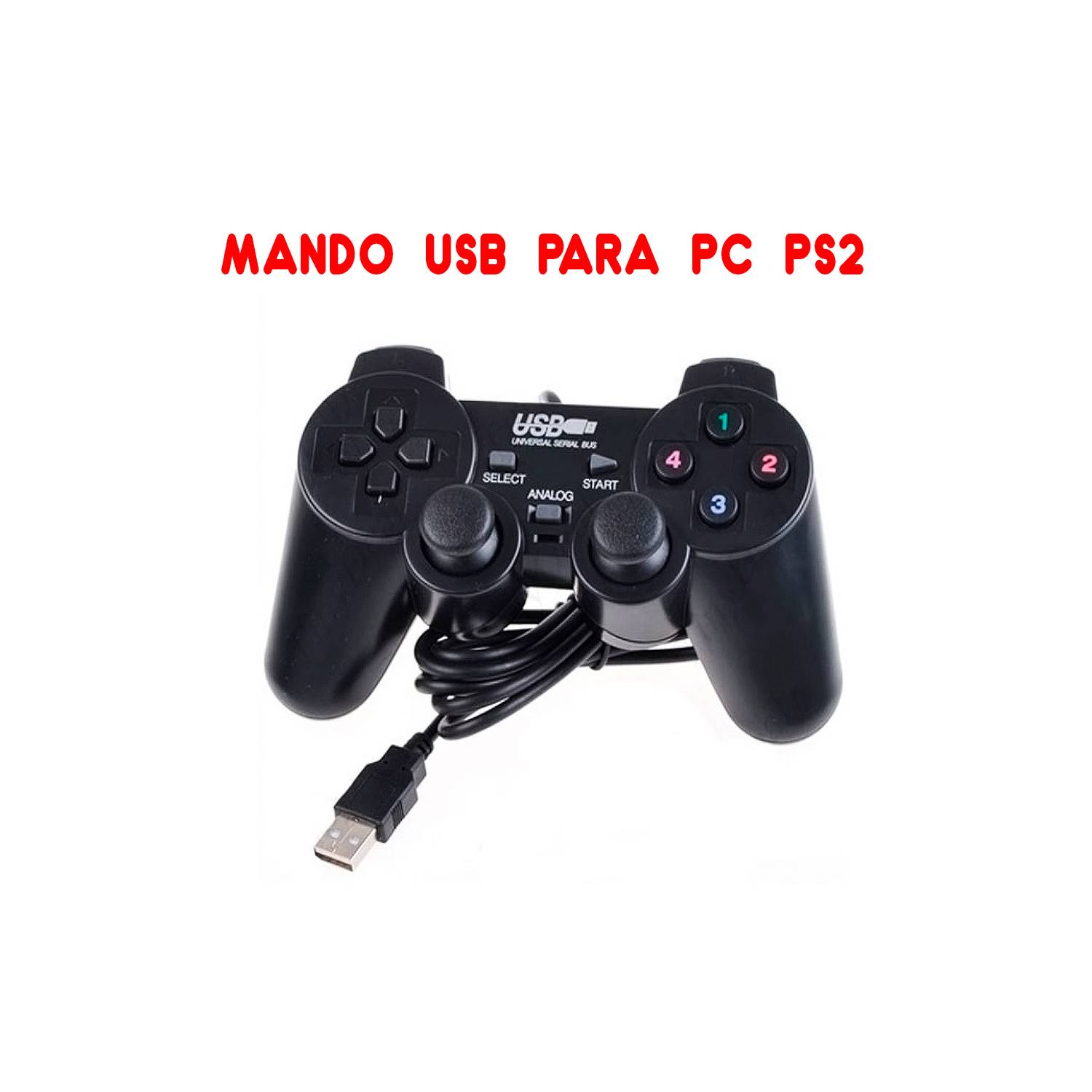 Mando USB para PC y Laptop modelo Play 2 - Control Color Negro IMPORTADO