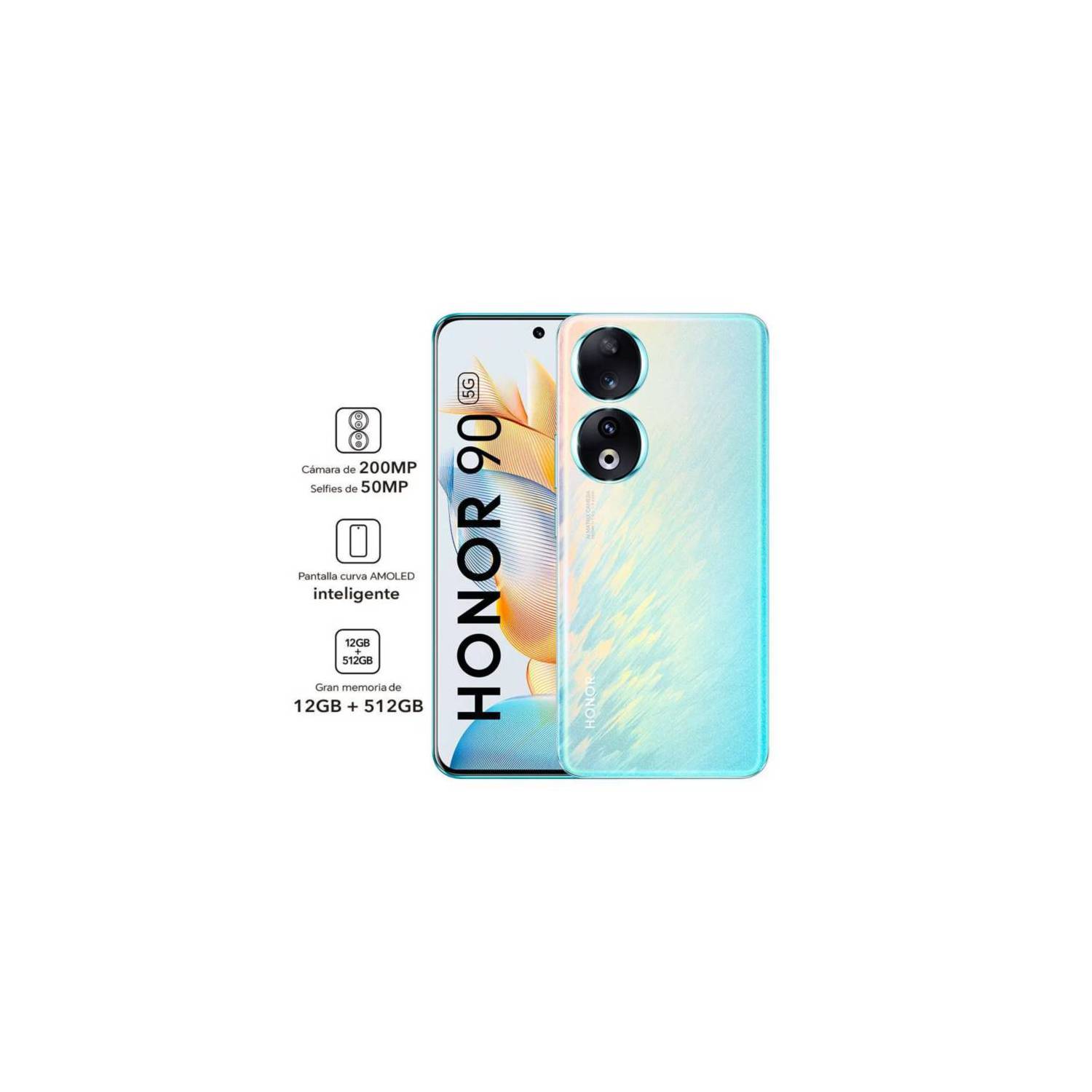 MOVIL HONOR 90 512GB 12GB RAM + CABLE + CAJA